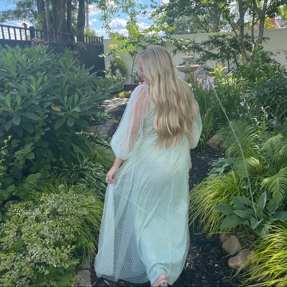 Mint Green Tea Party Dress - Picture 4 of 6